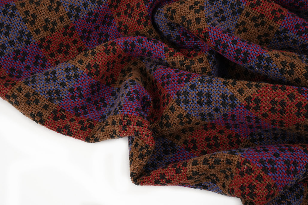 Woven Woolen Fabric Marenza Check -1-