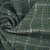 Woven Woolen Fabric Check Ravella Aqua