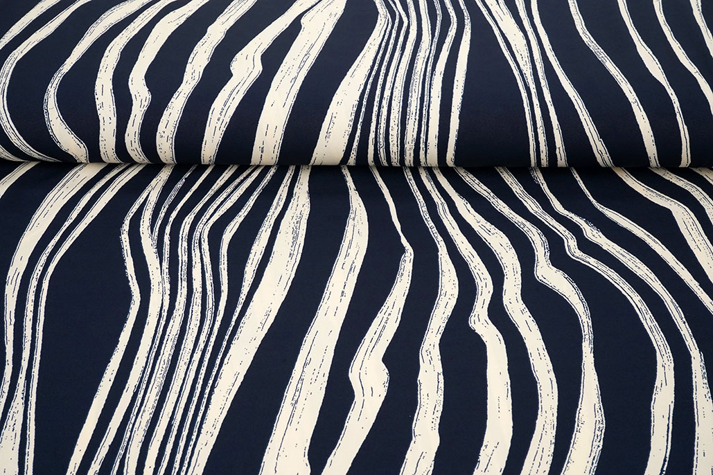 Fine Crêpe Novara Navy Blue