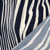 Fijne Crêpe Novara Marine Blauw