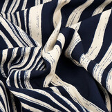Fine Crêpe Novara Navy Blue