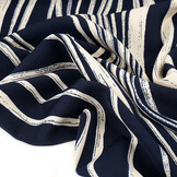 Feiner Crêpe Novara Marineblau