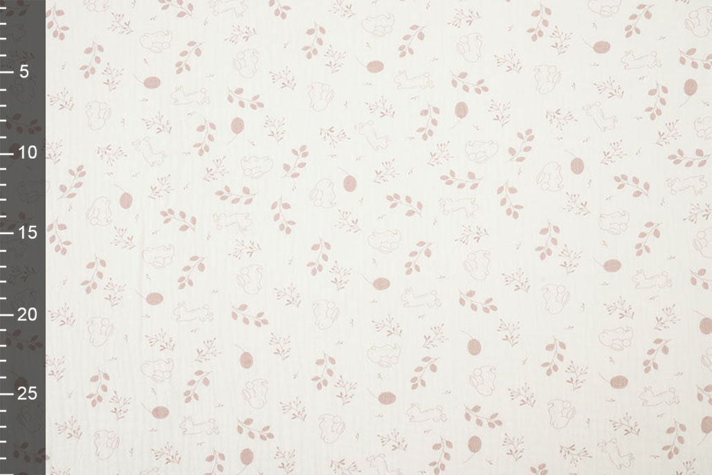 Double Gauze Bunny Meadow