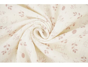 Double Gauze Bunny Meadow