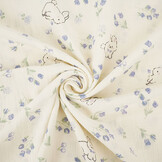 Double Gauze Bunny Bluebell