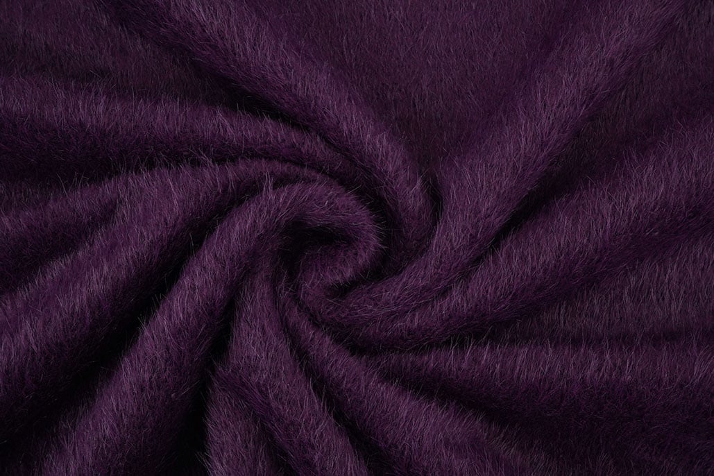 Harige Alpaca Aubergine