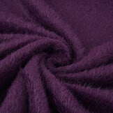 Flauschiger Alpaka Aubergine