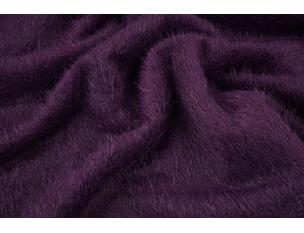 Harige Alpaca Aubergine
