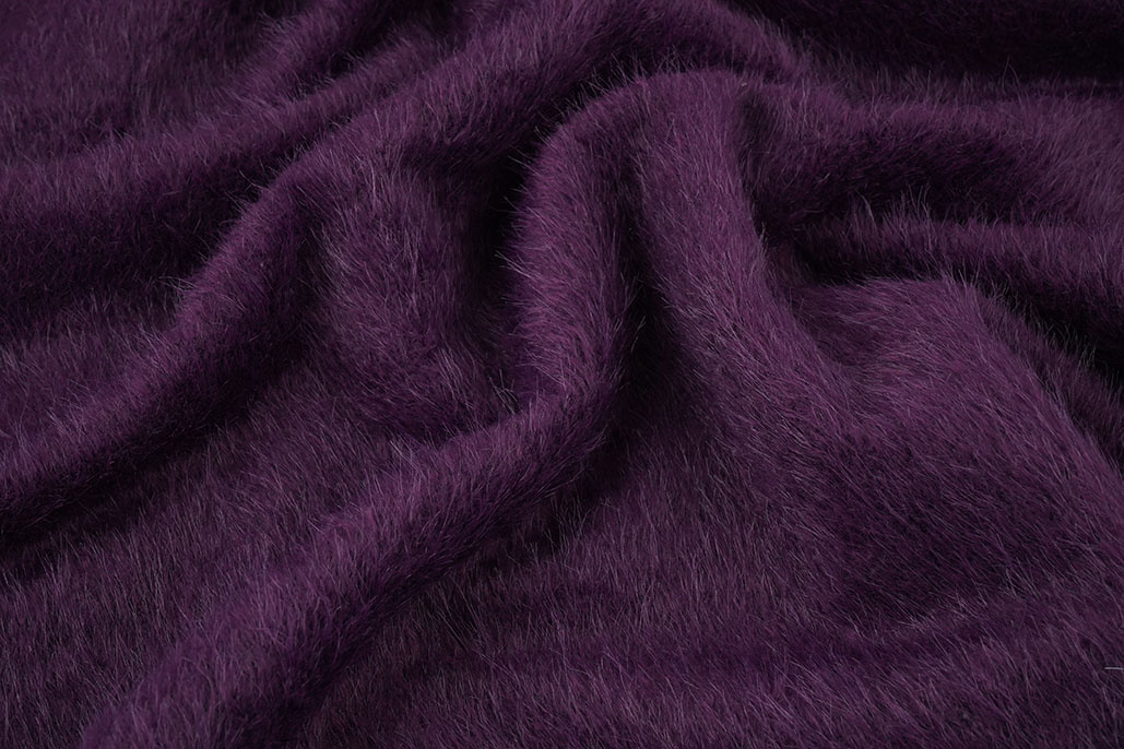 Harige Alpaca Aubergine