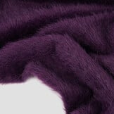 Flauschiger Alpaka Aubergine