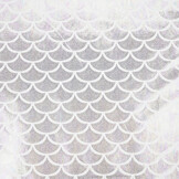 Lamé Mermaid Fantasy Pearlescent on White