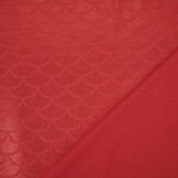 Folienjersey Mermaid Fantasy Rot