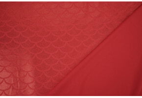 Lamé Mermaid Fantasy Rood