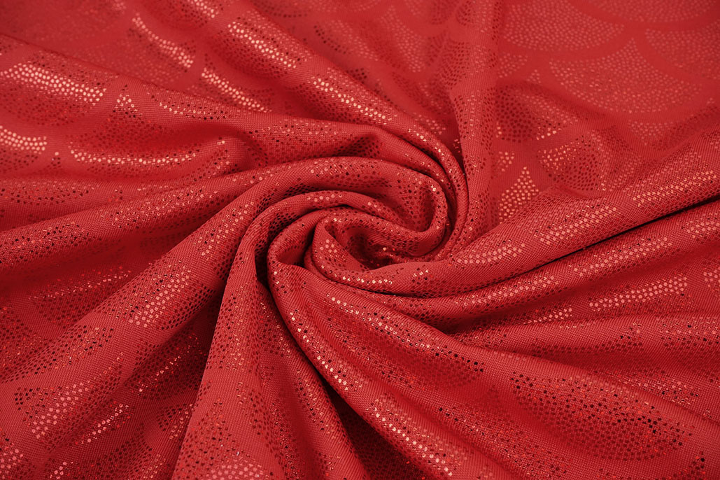Lamé Mermaid Fantasy Rood