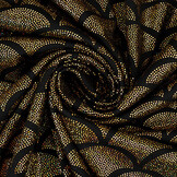 Lamé Mermaid Fantasy Gold on Black