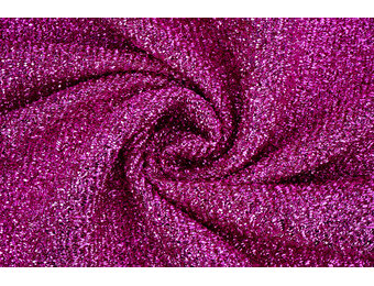 Knitted Glitter Metallic Purperroze