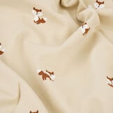 Baumwolljersey Füchse Beige