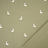 Cotton Jersey Goose Olive Green