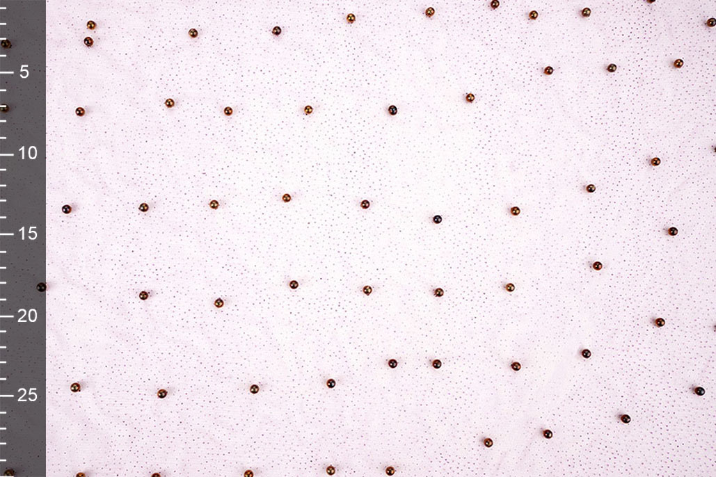 Fine Glitter Tulle with Pearls Purple