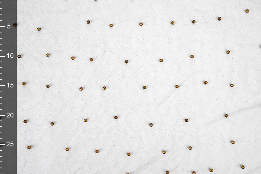 Fijne Glitter Tule met Parels Jeans