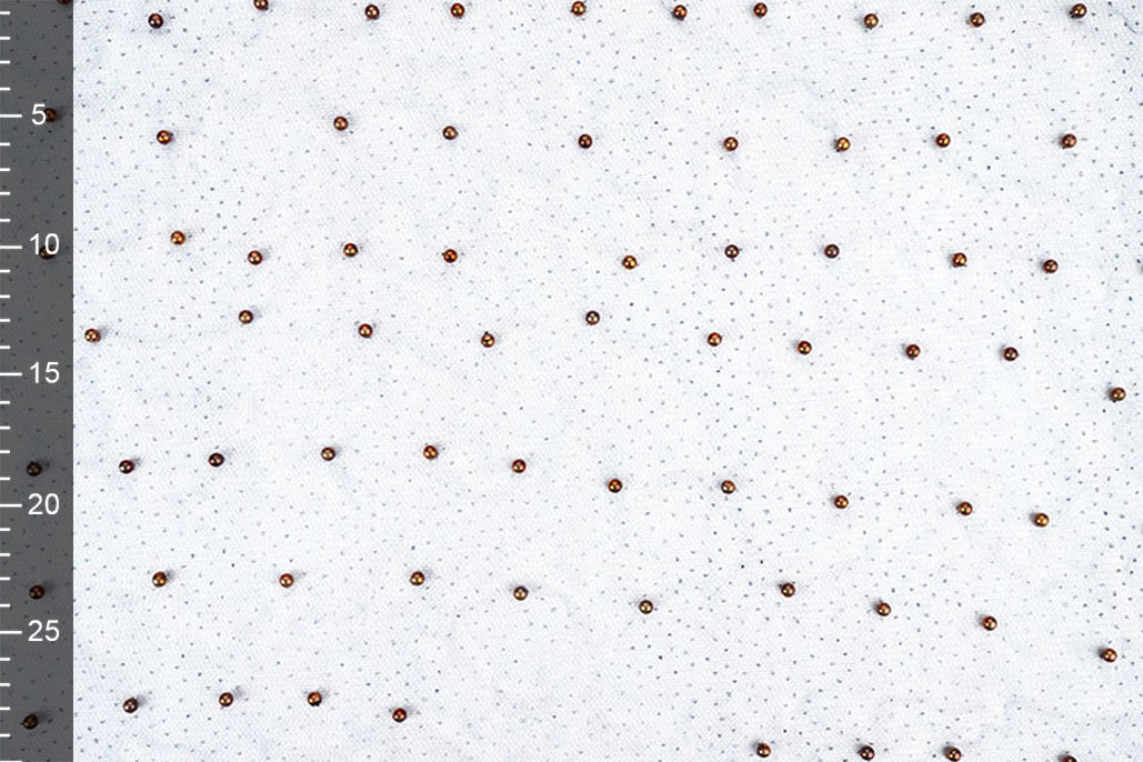 Fine Glitter Tulle with Pearls Navy