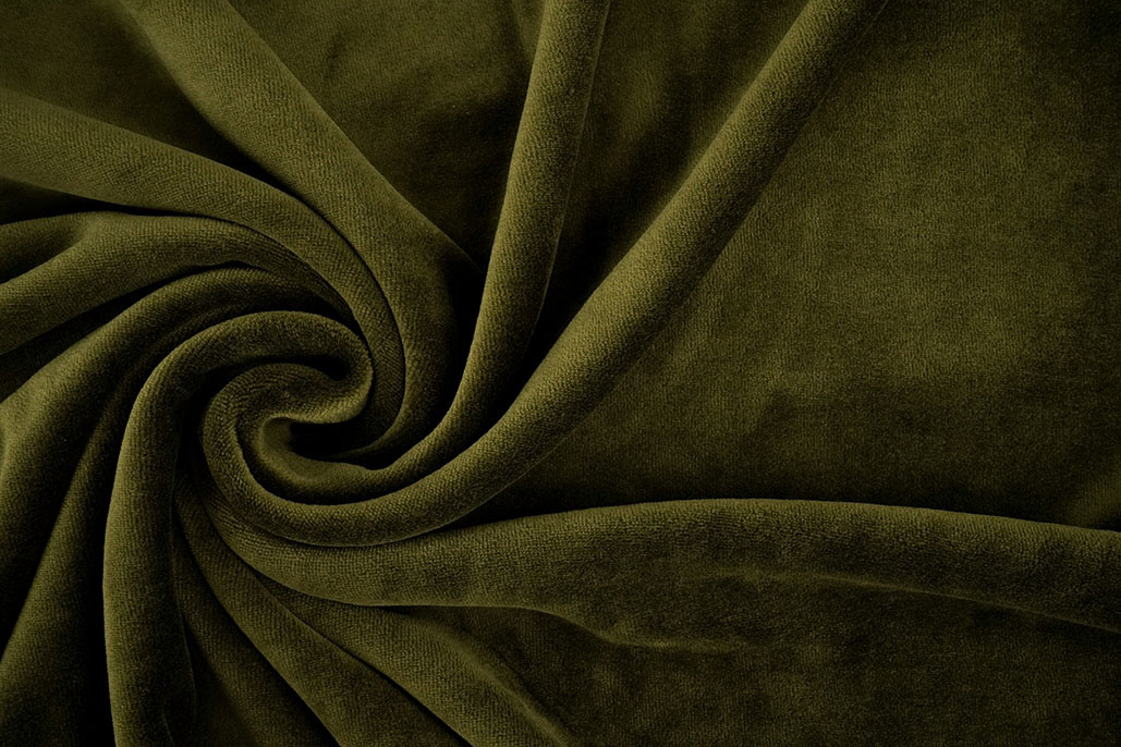 Nicky Velours Moss Green