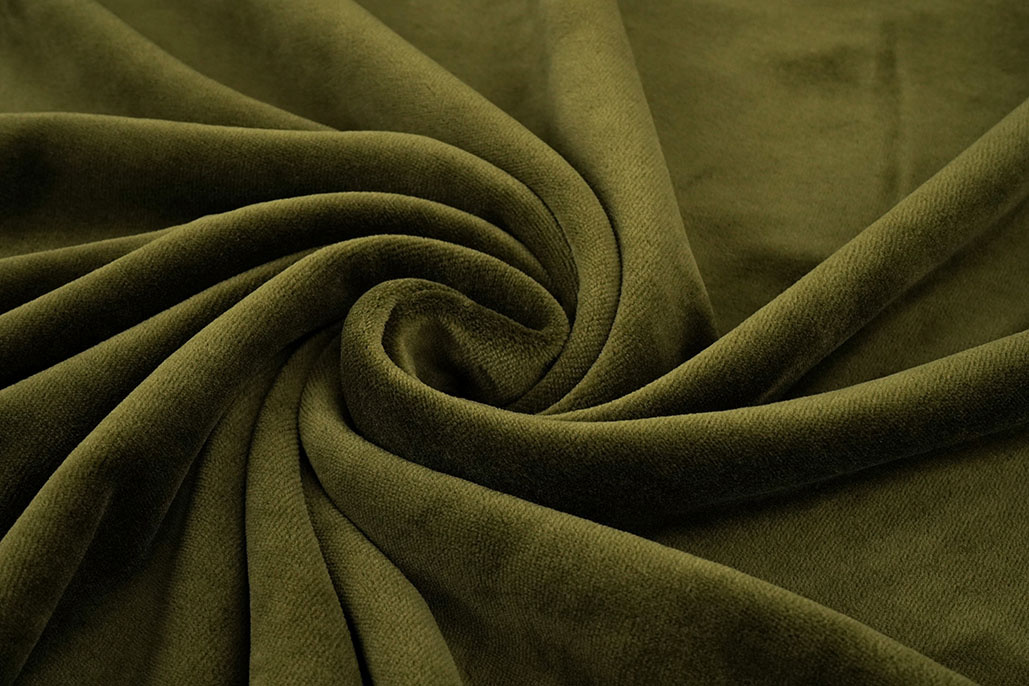 Nicky Velours Moss Green