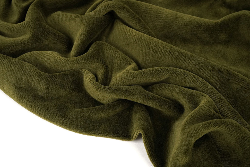 Nicky Velours Moss Green