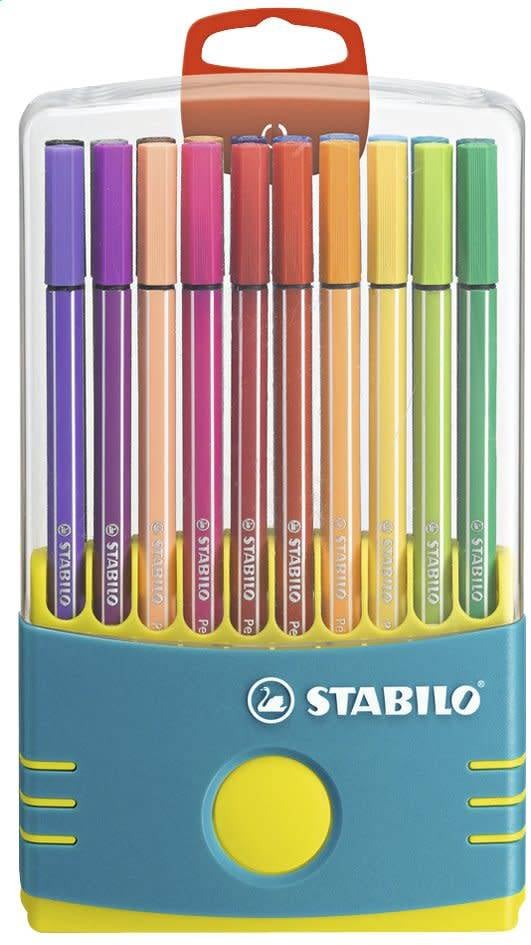 Stabilo pen set 20 pastel - zwArt