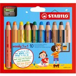 Stabilo woody set van 10