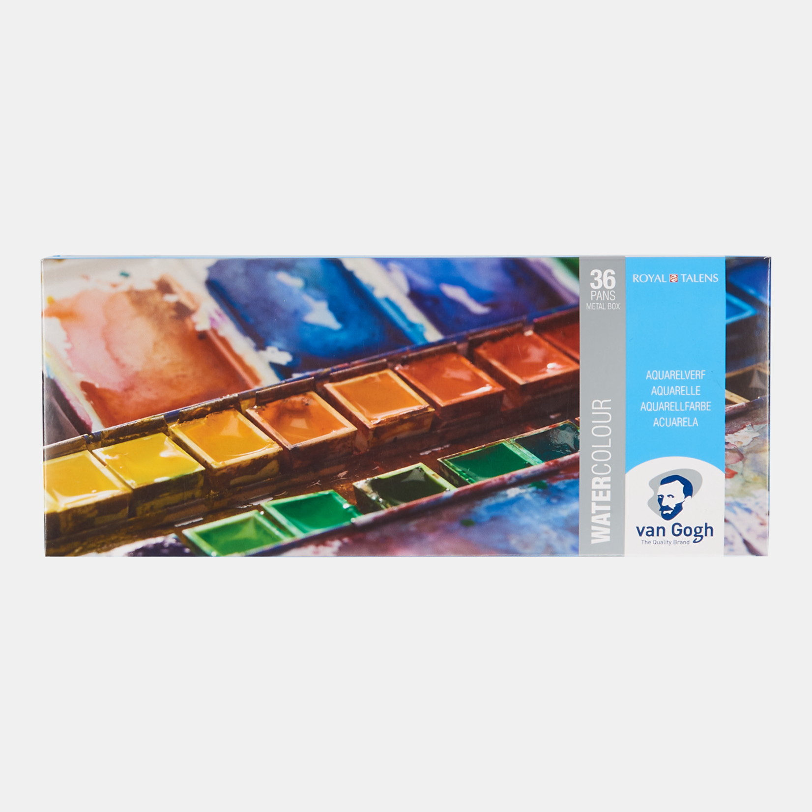 Aquarelverf set Van Gogh metalen doos 36 kleuren