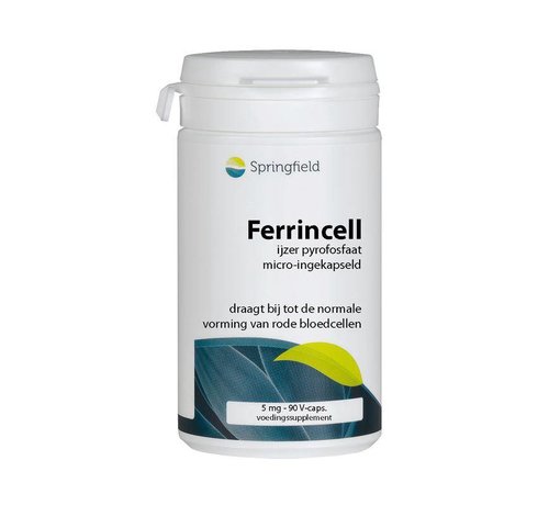 Springfield Ferrincell 44 mg - ijzer pyrofosfaat 5 mg 90vc