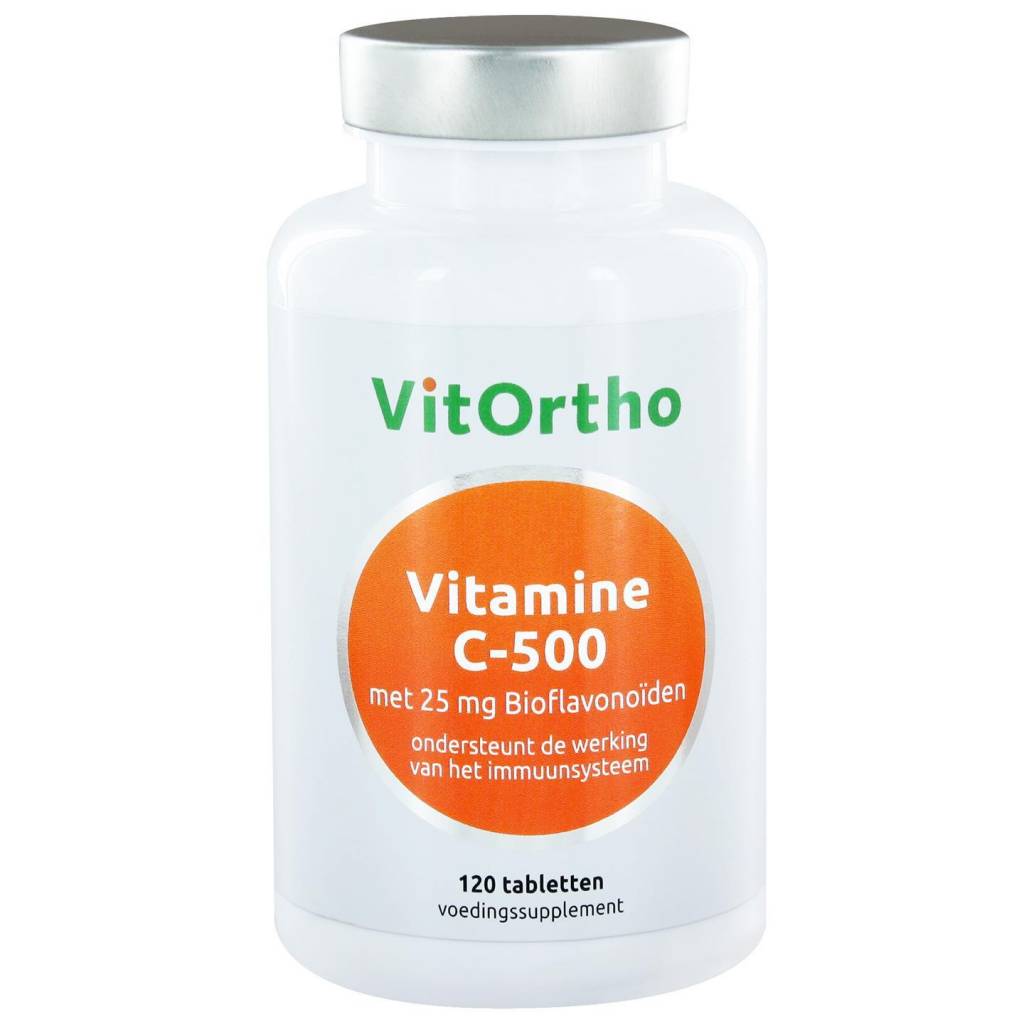 Vitortho Vitamine C 500 Met 25 Mg Bioflavonoiden vitortho kopen in de aanbieding