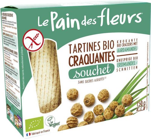 Pain Des Fleurs Souchet crackers met aardamandel