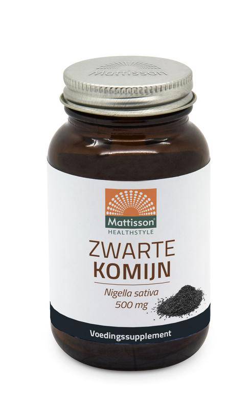 Mattisson Absolute Zwarte Komijn 500 Mg mattisson kopen in de aanbieding