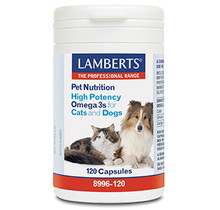 Omega 3 voor dieren hond en kat 120 capsules