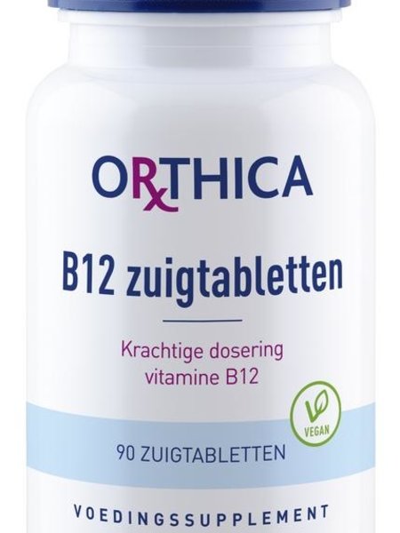 stroomkring Aanvrager winnen Orthica Vitamine B12 zuigtabletten kopen? ➔ Nu bij Nowvitamins.nl