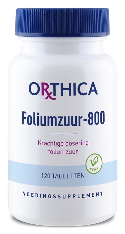 opstelling praktijk Verpersoonlijking Orthica Foliumzuur 800 120tab kopen