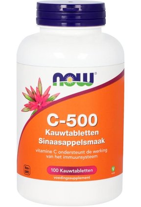 Vitamine C500 Kauwtabletten Sinaasappelsmaak