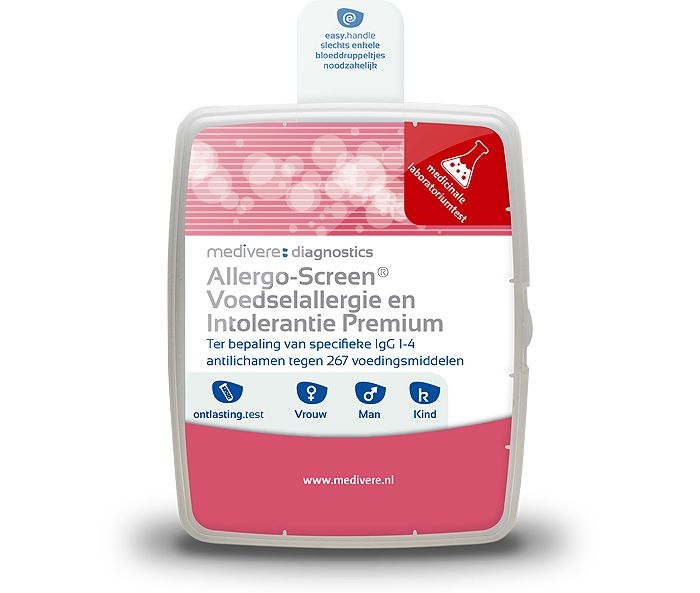 Allergo screen bloedtest premium voedselallergie