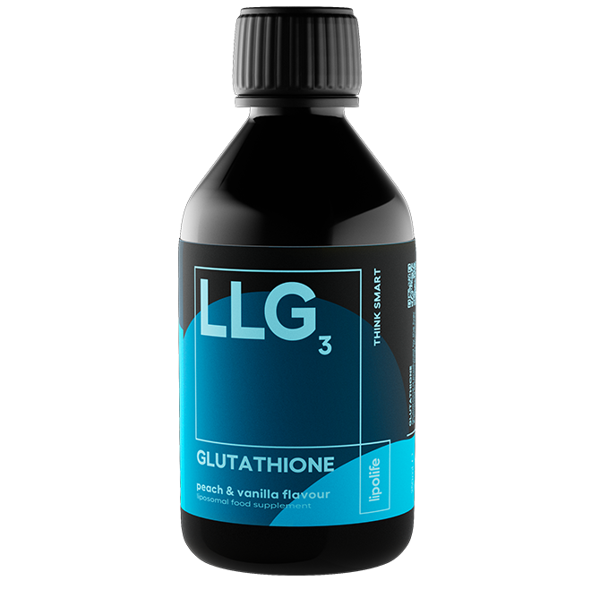 LLG3 Glutathion liposomaal met Vanille Abrikoos smaak 240ml