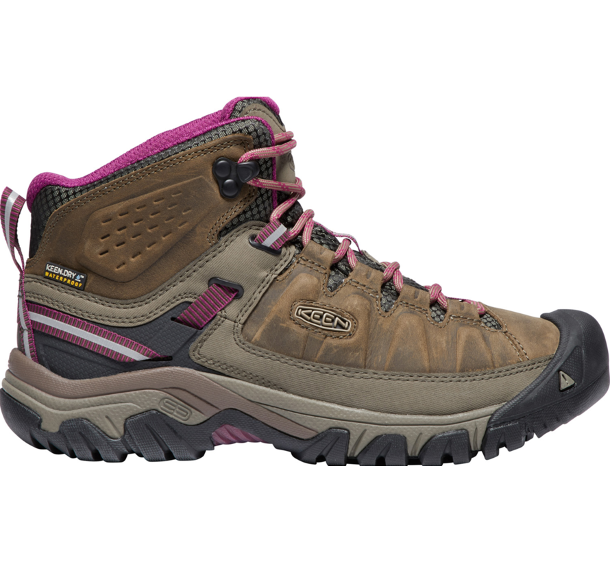 Keen Targhee III Mid Bruin Rose wandelschoenen dames -  Hardloopschoenenonline.nl