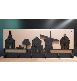 Sleutelrek Skyline Bokrijk Zwart