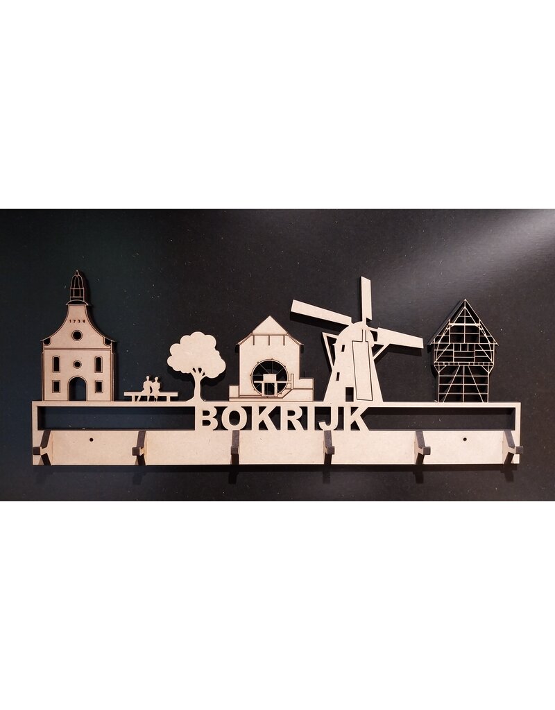 Sleutelrek Skyline Bokrijk Houtkleurig
