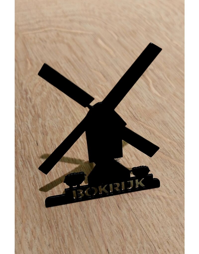 Magneet Bokrijk Metaal Molen zwart