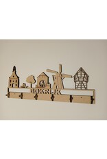 Sleutelrek Skyline Bokrijk Houtkleurig