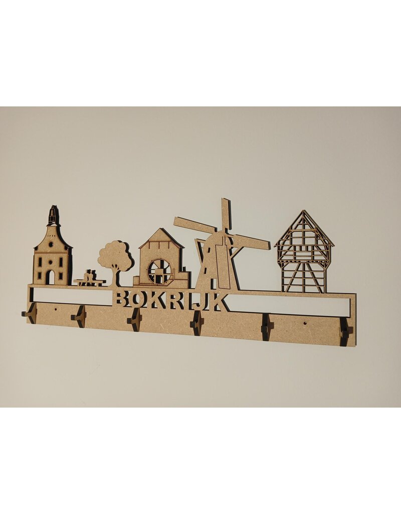 Sleutelrek Skyline Bokrijk Houtkleurig