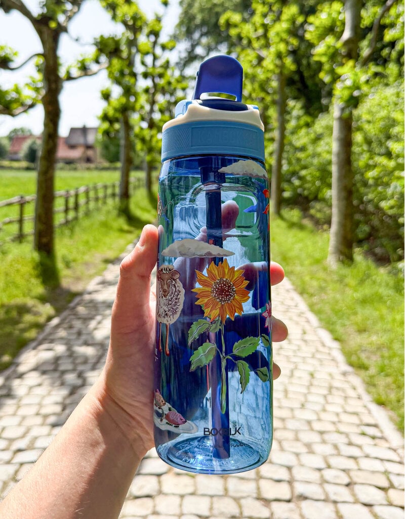 Kambukka  waterfles blauw