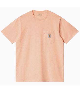 Carhartt Carhartt S/S Pocket T-Shirt Cotton Grapefruit Heather