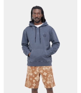 Carhartt Carhartt Hooded Verse Patch Sweat Cotton Enzian Garment Dyed